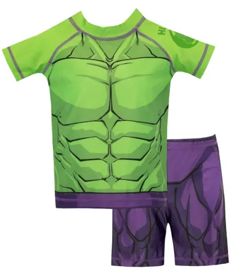Produktbild von Marvel Jungen Der Unglaubliche Hulk Zweiteiliger Badeanzug Grün 128