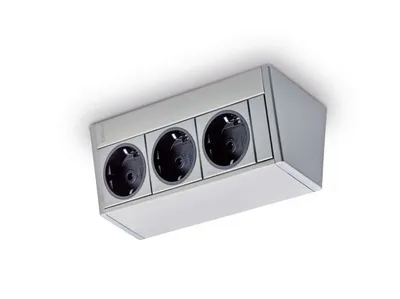 Obrázek produktu pro EVOline R-Dock, zásuvkový prvek, se 3 uzemněnými zásuvkami