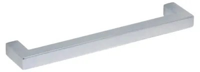 Zdjęcie produktu dla Klamka do mebli, stal nierdzewna, rozstaw otworów 160 mm, chromowana, zestaw 6 sztuk