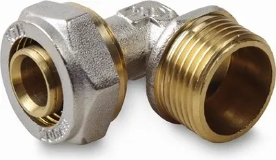 Produktbild von Klemmring Bogen mit AG 25x3/4" PEX PERT