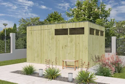 Produktbild von Gartenhaus Modell QBV3-Line 11,89 m²