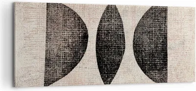 Produktbild von Bild auf Leinwand - Leinwandbild - Einteilig - Form Figuren Geometrisch - 100x40cm - Wand Bild - Wanddeko - Wandbilder - Leinwanddruck - Bilder - Wanddekoration - Leinwand bilder - AB100x40-5099