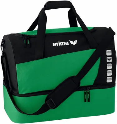 Produktbild von Erima Sporttasche mit Bodenfach Club 5 , Größe:L, Farben:smaragd/schwarz