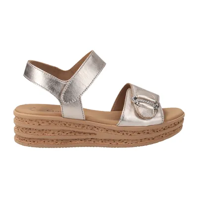 Produktbild von Gabor Sandalette 44.554, Glattleder, Beige, Damen