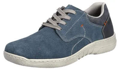 Immagine prodotto di Scarpe stringate da uomo Rieker, modello 03501-12, colore blu, taglia 40