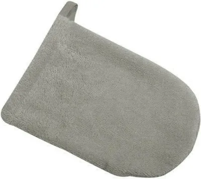 Immagine prodotto di Guanto da bagno in spugna di bambù grigio