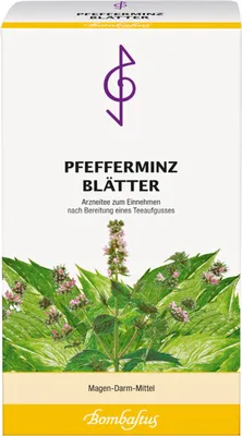 Produktbild von Bombastus Pfefferminzblätter Tee bei krampfartigen Beschwerden im Magen-Darm-Bereich sowie der Gallenblase, 75 g Tee