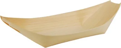 Produktbild von 50 Papstar Fingerfood - Schalen, Holz pure 21,5 cm x 10 cm Schiffchen 84418