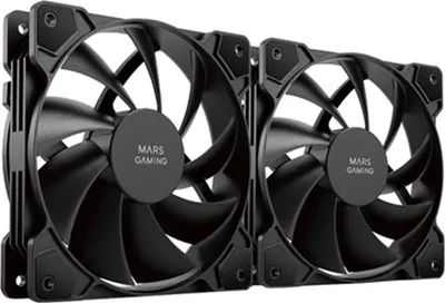 Produktbild von Mars Gaming MFPROX2, Ventilator, 12 cm, 1200 RPM, Schwarz