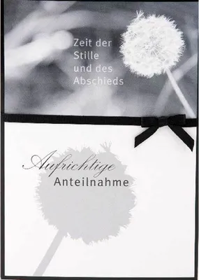 Produktbild von Depesche Trauerkarten Sortierung : Zeit der Stille und des Abschieds... Trauerkarten Sortierung : Zeit der Stille und des Abschieds...