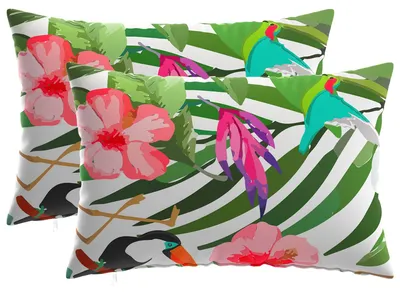 Obrázok produktu pre vidaXL Vankúšový poťah, 2 ks, HEERLEN, čierna, 50 x 75 cm, polyester