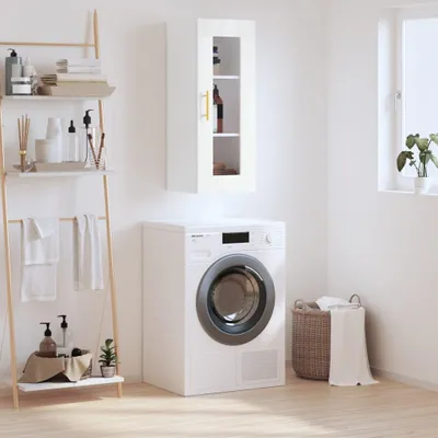Immagine prodotto di vidaXL Armadio a muro bianco 34,5x34x90 cm