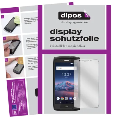Produktbild von 2x Schutzfolie für Crosscall Trekker X4 klar Displayschutzfolie Display Schutz