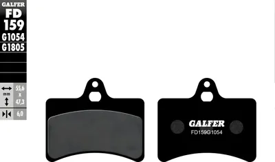 Zdjęcie produktu dla Klocki hamulcowe Galfer FD159G1054 Półmetalowe