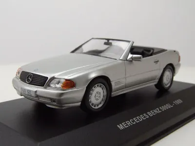 Produktbild von Solido 1:43 MB 500 SL silber 1989