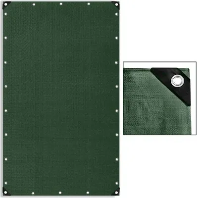 Produktbild von Abdeckplane Gartenplane 260 g/m² Grün 3x4 m Industrieplane Holzplane Gewebeplane