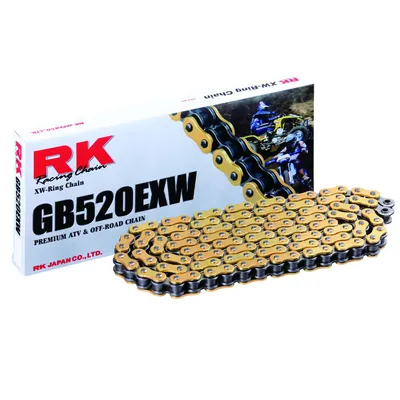 Produktbild von RK-Antriebskette 520EXWG, 118 Glieder, gold