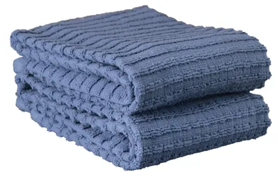 Produktbild von Ritz 012924 Küchentücher, Baumwolle, Bundesblau, Solid, 2-Pack, 2