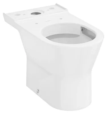 Productafbeelding van Hansgrohe EluPura Original S staand toilet voor inbouwreservoir, met horizontale afvoer, AquaChannel spoelsysteem, wit