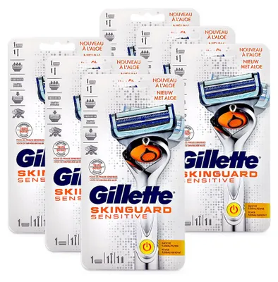 Obrázok produktu pre Holiaci strojček Gillette SkinGuard Sensitive Power Flexball x 6