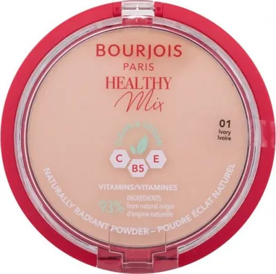 Immagine prodotto di Polvere sana Mix pudr Clean & Vegan Naturally Radiant Powder pro ženy 10 - 01 Ivory - BOURJOIS Paris