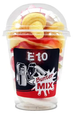 Immagine prodotto di Snack Service Bunter MIX E10 tazza Miscela di gomme alla frutta colorate 170g