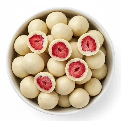 Obrázek produktu pro Maliny lyofilizované v jogurtu 200 g MIONELO