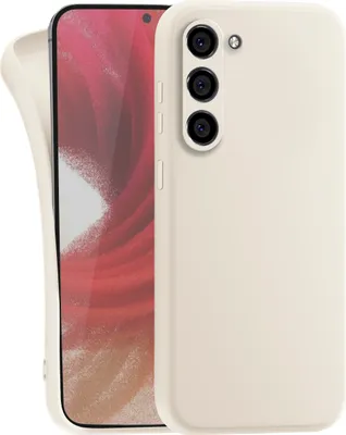 Produktbild von MyGadget Silikon Hülle Kompatibel mit Samsung Galaxy S23 - robuste Schutzhülle TPU Case Slim Silikonhülle - Back Cover Kratzfest Handyhülle - Matt Beige