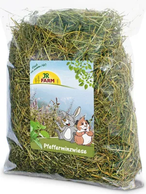 Image de JR Farm foin de prairie à la menthe 500g