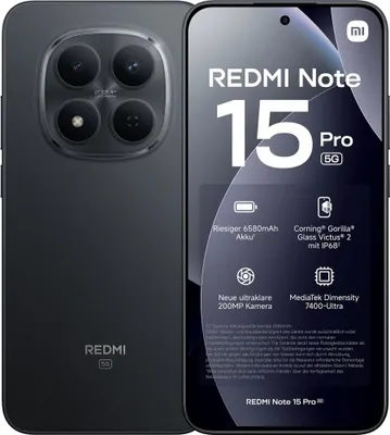 Immagine prodotto di REDMI Note 15 Pro 5G 8/512GB nero
