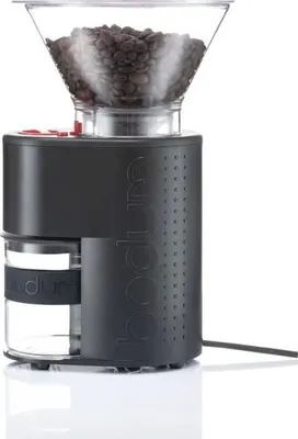 Obrázek produktu pro Elektrický mlýnek na kávu, BODUM BISTRO 10903-01EURO-3, nerezové mlecí kameny, 160 W