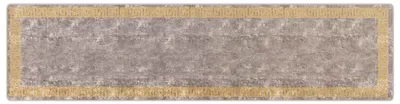 Produktbild von vidaXL Teppichläufer MARSA Grau 100 x 400 cm Polyester und PVC