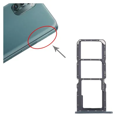 Obrázek produktu pro Pro Nokia G21 Držák karty SIM + Držák karty SIM / Micro SD náhradní díl černý