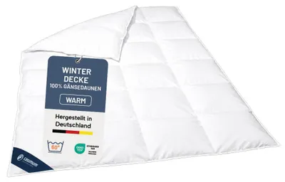 Produktbild von Daunendecke 135x200 cm, warme Winterdecke, Bettdecke 100% Gänsedaunen, DOWNPASS, CASIMUM