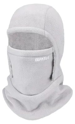 Productafbeelding van Wintermuts, multifunctionele winddichte thermische fleece ski-masker, gezichtsbeschermer, nekwarmer, grijs