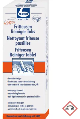 Produktbild von "Dr. Becher" Fritteusen Reiniger Tabs weiss