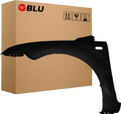 Immagine prodotto di BLU Parafango compatibile con Ford FOCUS MK2 II F3 JAYC Sinistra Schwarz PantherSchwarz | 2004-2008 | Anteriore | Verniciato | Pronto per il montaggio | Zincato