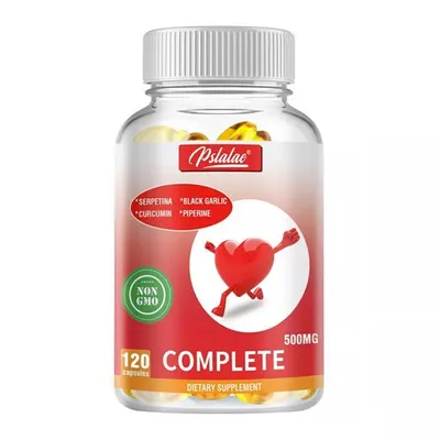 Produktbild von Serpentina Complet 500mg (120 Kapseln) Nahrungsergänzungsmittel, Blutdruck, Gelenke, Immunsystem, Herzgesundheit
