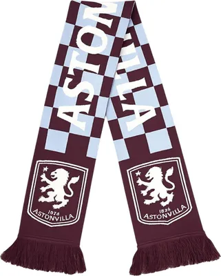 Obrázek produktu pro Aston Villa FC - šála TA14308 (jednotná velikost) (vínově červená/nebesky modrá/bílá)