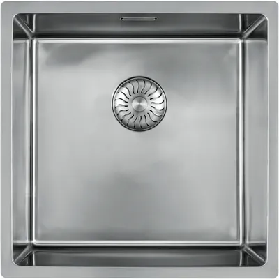 Produktbild von CARESSI 1-Becken Spüle CABLA 60510 ohne Hahnbank / ab 50 cm Schrankbreite / Einbauspüle / Edelstahlspüle