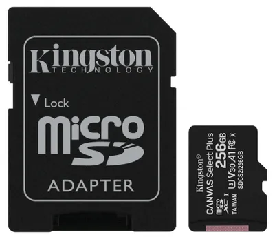 Zdjęcie produktu dla Karta SD Kingston 256 GB