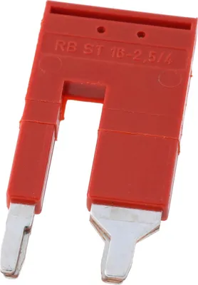 Produktbild von Phoenix Contact Reduzierbrücke RB ST 16-(2,5/4) Belastungsstrom 32A Farbe rot, Werkstoff Kupfer (Cu) - 1 Stück