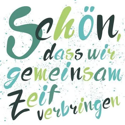 Produktbild von 20 Servietten Gemeinsame Zeit blue / green - blau / grün 33x33cm
