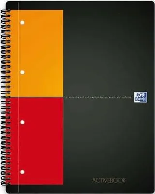 Immagine prodotto di Oxford Activebook quaderno per scrivere A4 80 fogli Nero