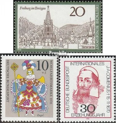 Produktbild von Briefmarken BRD (BR.Deutschland) 1970 Mi 654,655,656 (kompl.Ausg.) postfrisch Fremdenverkehr (IV)