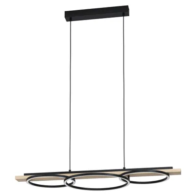Produktbild von Led-Hängeleuchte 2X12W 3000K Schwarz Eglo Boyal