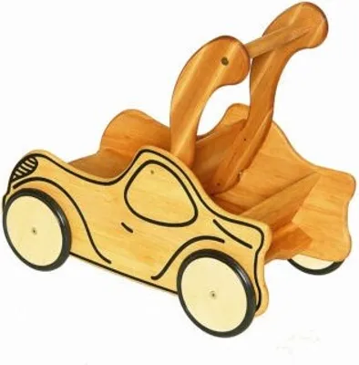 Produktbild von Drewart Lauflernwagen Puppenwagen Massivholz Lauflernhilfe Auto 934-3111