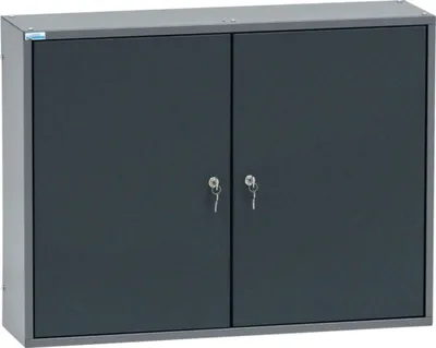 Produktbild von Hängeschrank Küpper 800 x 600 x 200 mm 2 Türen 36 Sichtboxen grau