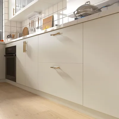 Selbstklebende Folie Beige Matt 40 cm x 5 m für Möbel