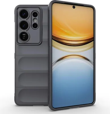 Produktbild von Mobigear Bumpy  Samsung Galaxy S26 Ultra Hülle Flexibles TPU Backcover - Grau